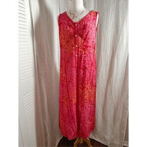 NTCO Nomadic Traders Dress Size L VTG Midi Boho Chic Maximalist